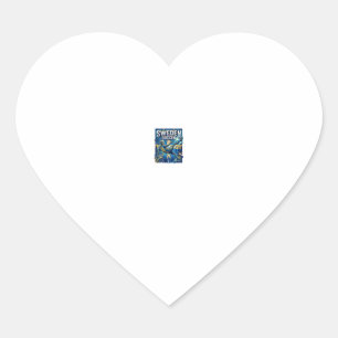 Zweden Voetbal Skelet Spits Landen Poster Stijl Hart Sticker