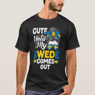 Zweden Zweden Zweden Zweedse vlag vaart tot mijn Z T-shirt