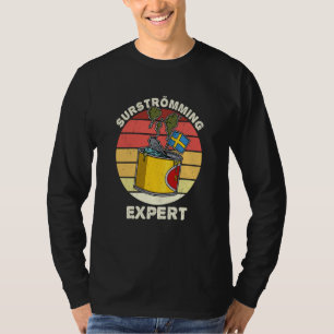 Zweden Zweedse vis specialiteit Surstromming braak T-shirt