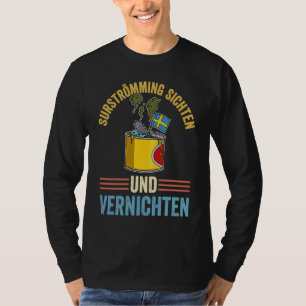 Zweden Zweedse vis specialiteit Surstromming kots T-shirt