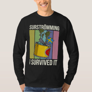 Zweden Zweedse vis specialiteit Surstromming kots T-shirt