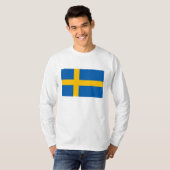 Zweden - Zweedse vlag T-shirt (Voorkant volledig)
