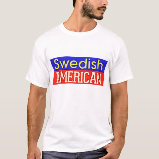 Zweeds-Amerikaans T-shirt (Voorkant)