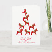 Zweeds-Amerikaanse kerst Kaart (Voorkant)