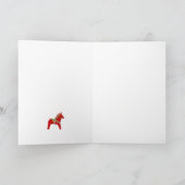 Zweeds-Amerikaanse kerst Kaart (Binnen)