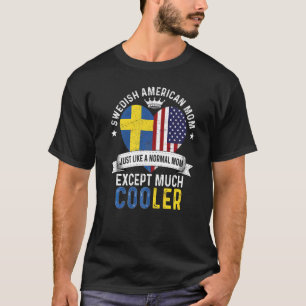 Zweeds Amerikaanse Moeder Moederdag Mama Land Zwed T-shirt
