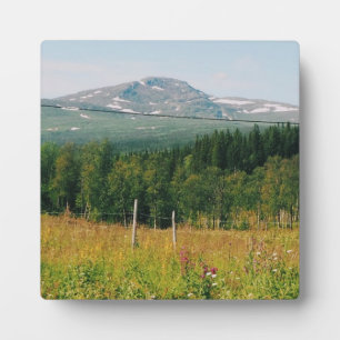Zweeds berglandschap fotoplaat