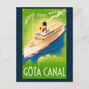 Zweeds Briefkaart voor Scheepvaart