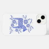 Zweeds Dala Horse Blue Case-Mate iPhone Case (Achterkant (horizontaal))