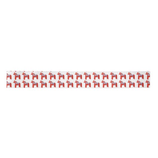Zweeds Dala Horse Pattern Lint (Voorkant)
