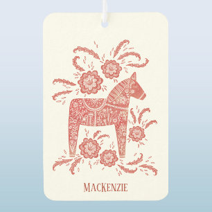 Zweeds Dala Horse Persoonlijk Rode Luchtverfrisser