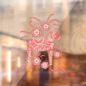 Zweeds Dala Horse Raamsticker (Vel 2)
