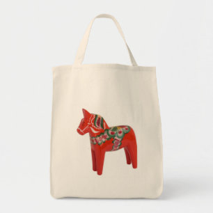 Zweeds Dala Horse Scandinavian Tote Bag