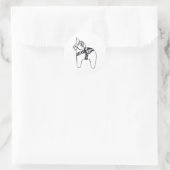 Zweeds Dala Horse Sticker (Tas)