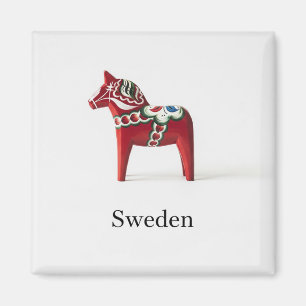 Zweeds Dala Horse Zweden Reizen Magneet