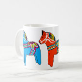 Zweeds Dala Horses Koffiemok (Voorkant links)