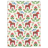 Zweeds Dala Horses Red Klembord (Achterkant)