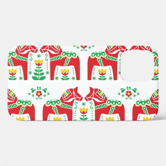 Zweeds Dala Paard: Volkskunst Case-Mate iPhone Case (Achterkant (horizontaal))