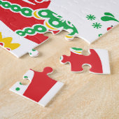 Zweeds Dala Paard: Volkskunst Legpuzzel (Zijkant)