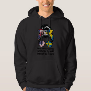 Zweeds door bloed Amerikaans Zweden Hoodie