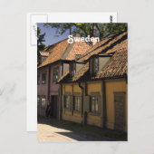 Zweeds dorp briefkaart (Voorkant / Achterkant)