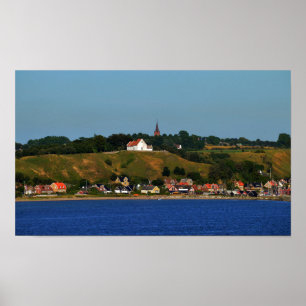 Zweeds eiland Ven, Oresund 20x12 inch Poster