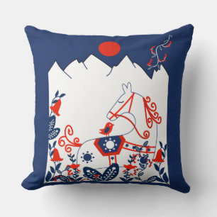 Zweeds en Fins Folk Art Gifts Kussen
