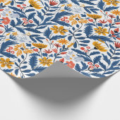 Zweeds Folk Botanical Cadeaupapier (Hoek)