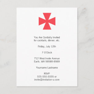 Zweeds Freemasons Cross Kaart