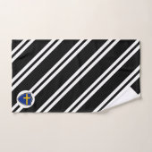 Zweeds handdoekplaatje onder schild bad handdoek (Handdoek)