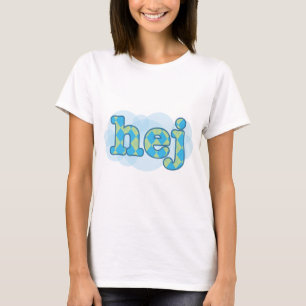 Zweeds - Hej met argyle-patroon T-shirt