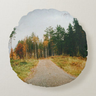 Zweeds herfstbos rond kussen