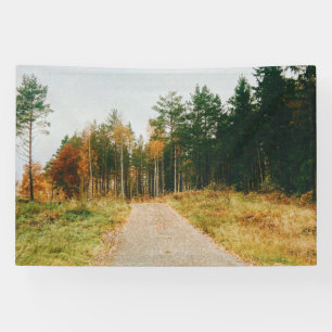 Zweeds herfstbos spandoek