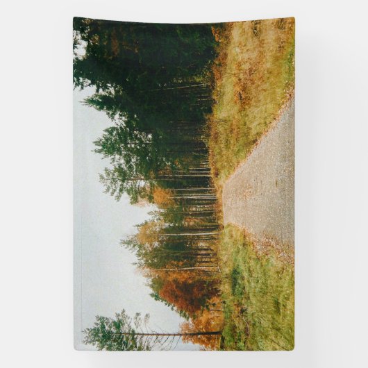 Zweeds herfstbos spandoek (Verticaal)