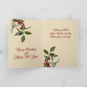 Zweeds Jules Goat en Elf Feestdagen Kaart (Binnen)