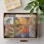 Zweeds Jultomte Gnome Collage Tissuepapier (Geschenk)