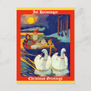  Zweeds kerstfeest (Elf of Tomten of Gnome) Briefkaart