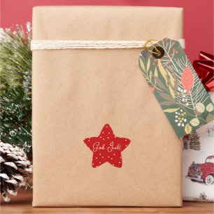 Zweeds Kerstster Gepersonaliseerde sticker