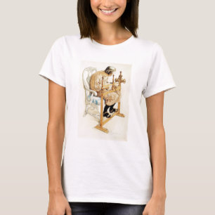 Zweeds meisje weven t-shirt