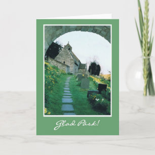 Zweeds Paaskerk met schilderachtige oude Kaart