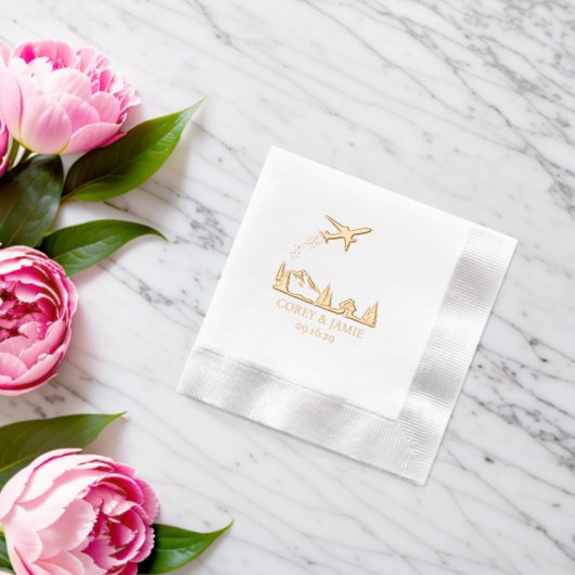 Zweeds paspoort folie servetten (Insitu (Huwelijk))