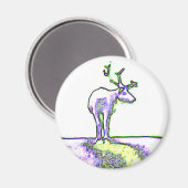 Zweeds rendier magneet (Voorkant / Achterkant)