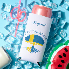 Zweeds Roots Flag gepersonaliseerd