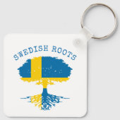 Zweeds Roots Flag Sleutelhanger (Achterkant)
