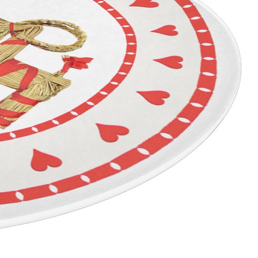 Zweeds Stringentuin en hart op maat Snijplank (Hoek)