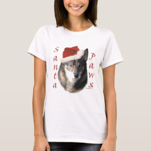 Zweeds Vallhund Santa Paws T-shirt