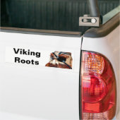 Zweeds Viking Roots Bumpersticker (Op Truck)