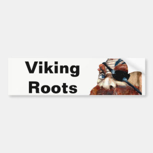 Zweeds Viking Roots Bumpersticker