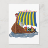 Zweeds Viking Ship Briefkaart (Voorkant)