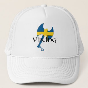 Zweeds Viking Zweedse vlag Ax Trucker Pet
